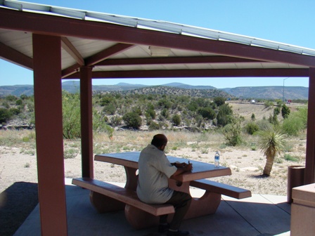 Guruji at SEdona Rest Area