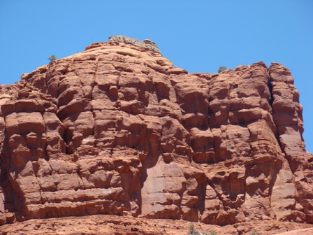 Sedona Mountains Close up